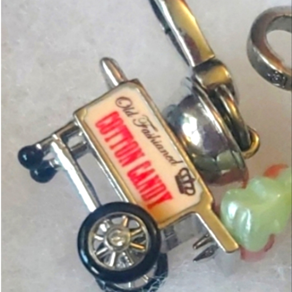 Juicy Couture Cotton Candy Cart machine charm vintage